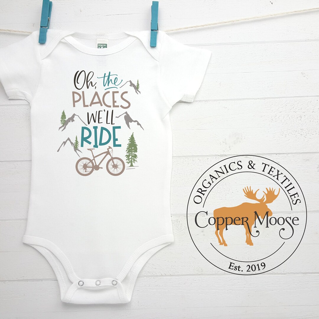 Bike Onesie Mountain Bike Baby Bicycle Onesie Bike Baby Etsy