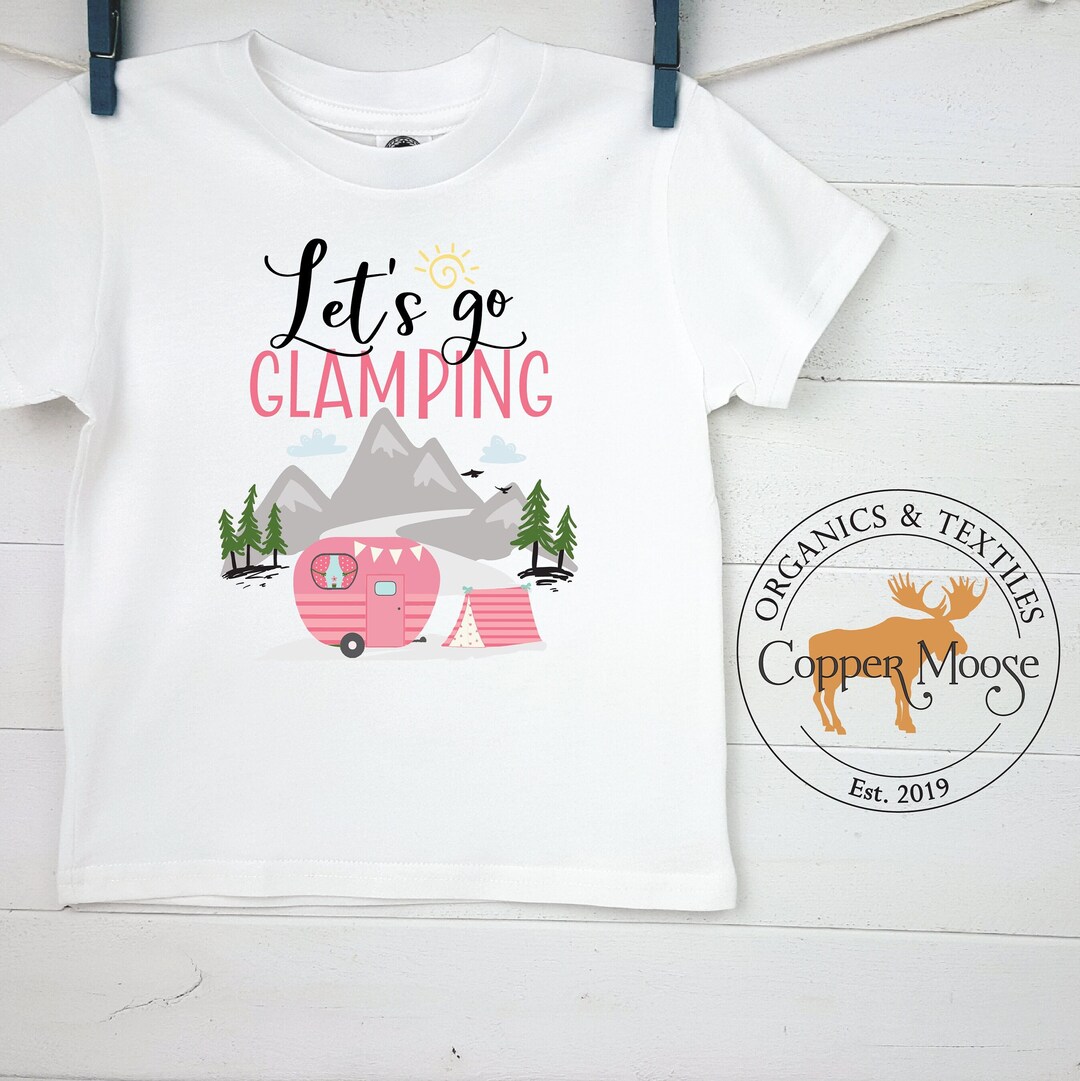 Glamping Kids Shirt Glamping Shirt Camping Kids Shirt Etsy