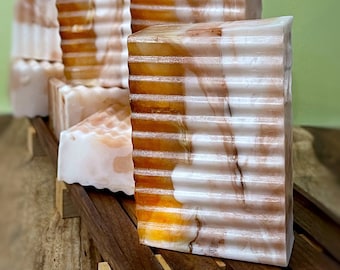 White Tea & Ginger Natural Soap | Handmade | Turmeric Bar Soaps | Bathtime | Handmade Gifts | Natural Skincare | Unique Gifts | Etsy Gifts