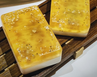 Goat's Milk & Honey Soap Bars | Large Bar Soap with Organic Chia | All Natural | Honey Goat Milk Soap | Natural Skincare Products | Bathtime