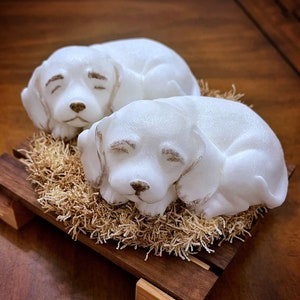 Adorable Crisp Cotton Puppies Glycerin Soaps | Handmade Soaps for Dog Lovers | Dog Shaped Glycerin Soap | Unique Gift | Cute Dog Soap | Love