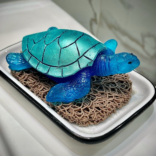 Sea Turtle Glycerin Soap | Handmade | Ocean Theme Favors | Unique Gifts | Beach Theme Soap favor | Soap for Turtle Lovers | Bathtime | Love