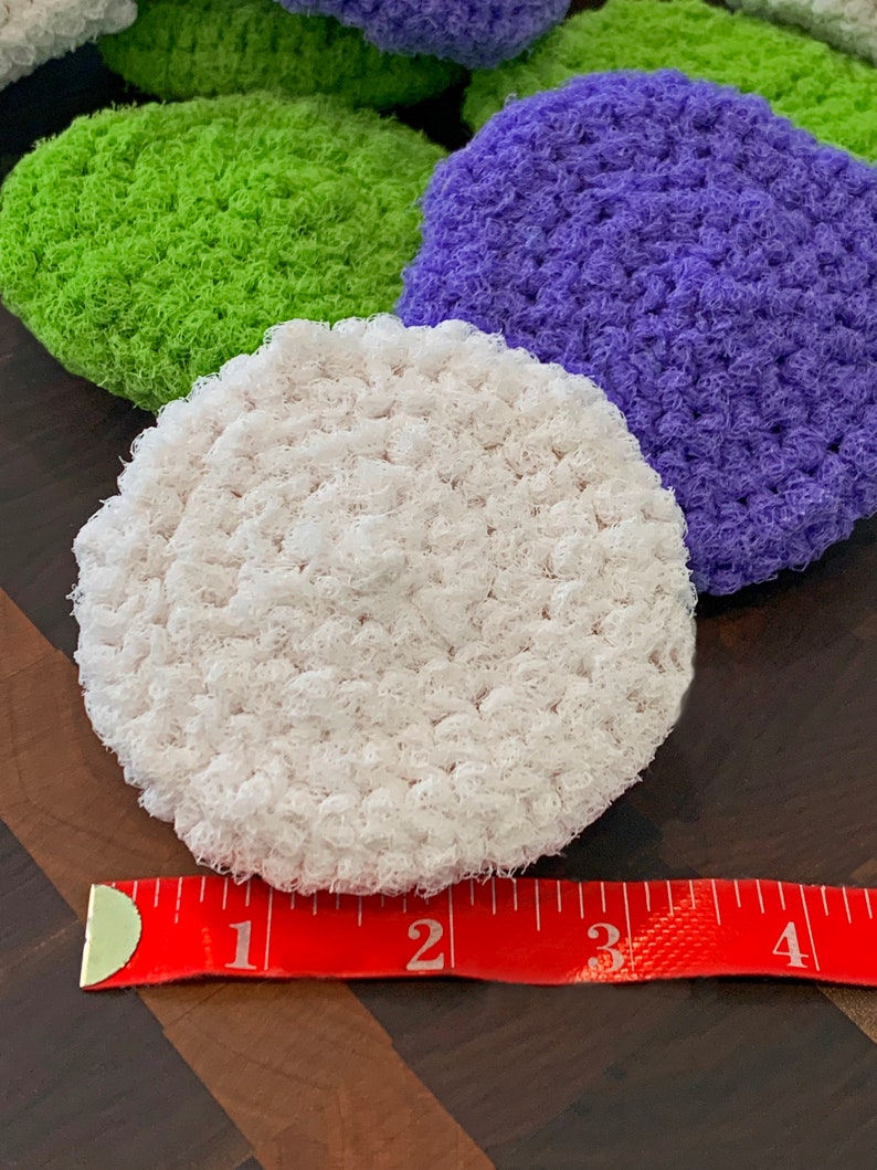 Scrubbies for Clean Hands | Round Crocheted Scrubbies | Hand Scrubby ...