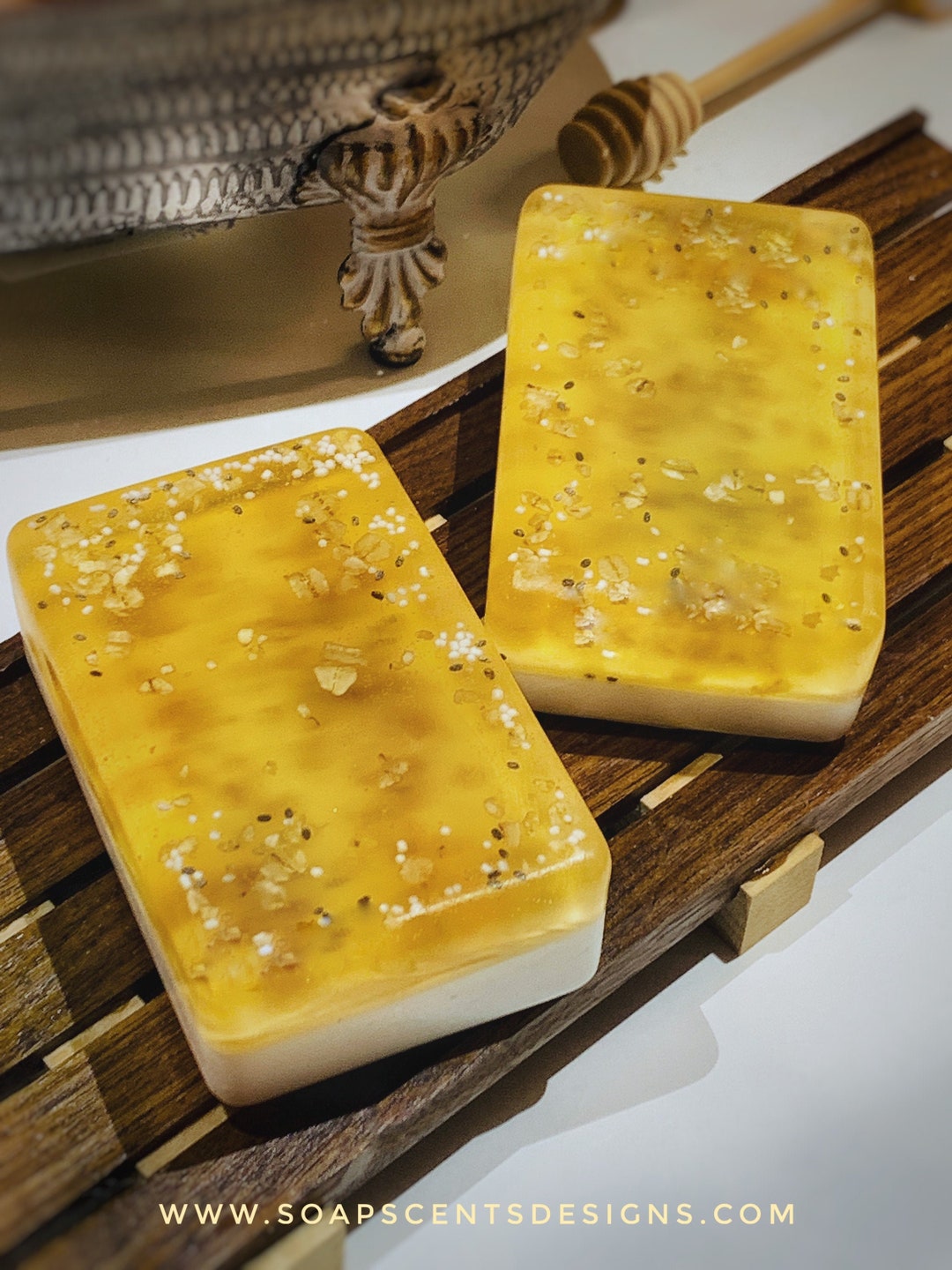 Honey Soap Recipe Melt and Pour (Honeycomb Soap With Bubble Wrap