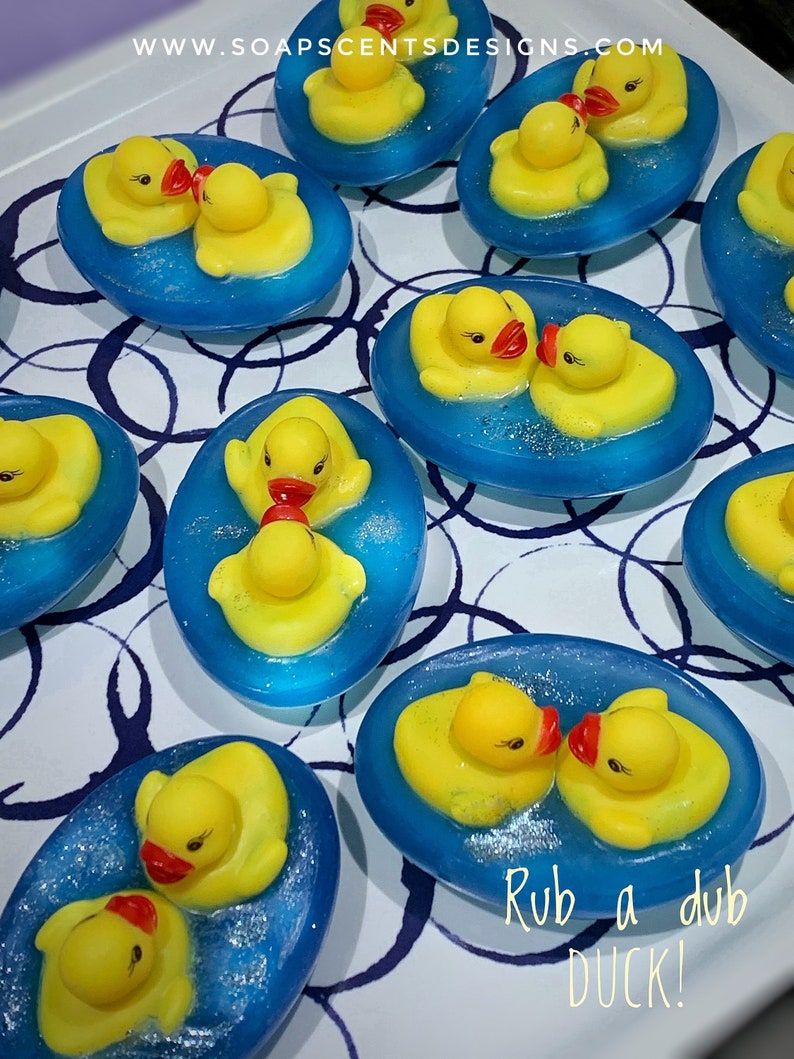 Rub a Duck Dub Soaps Rubber Ducky Novelty Soaps Party Favors Handmade All Natural Rubba Duck Soap Rubber Duck Soaps Etsy gifts image 3