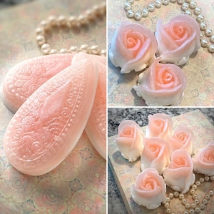 Rose Garden | Victorian Rose | Teardrop soaps | Handmade | Gifts for her | Favors | Handmade gift | All-natural | Glycerin soaps | Vintage