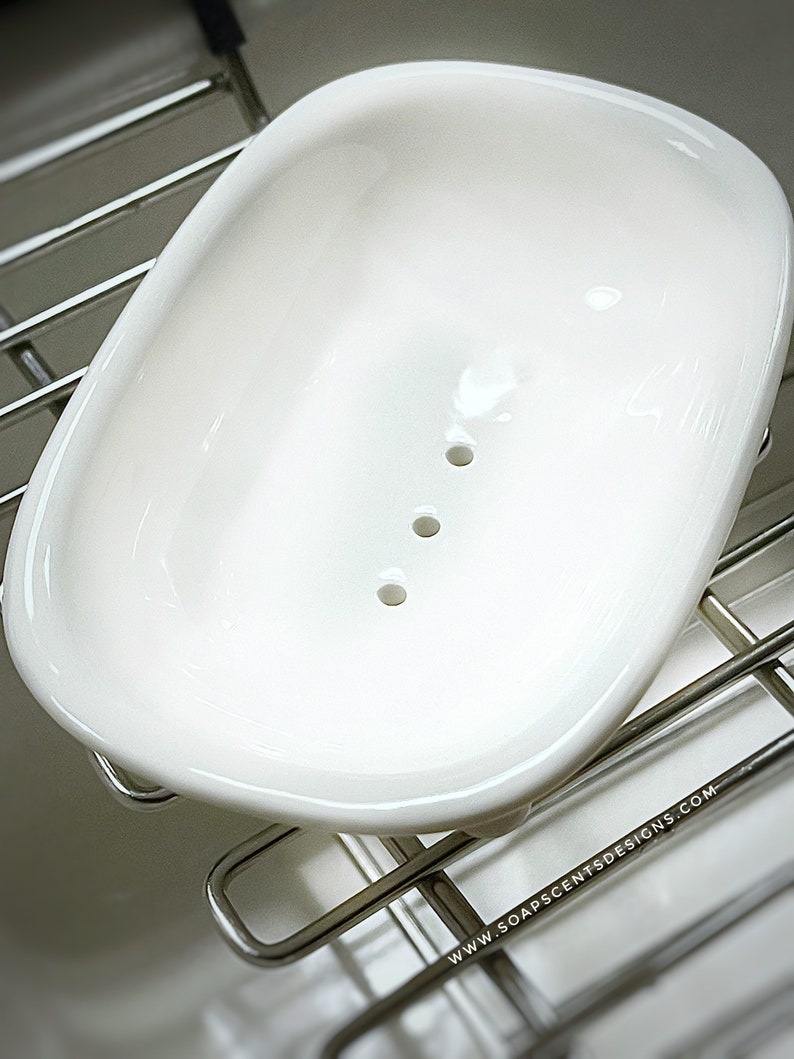 Ceramic Bathtub Soap Dish With Drainage Soap Dish Unique Etsy
