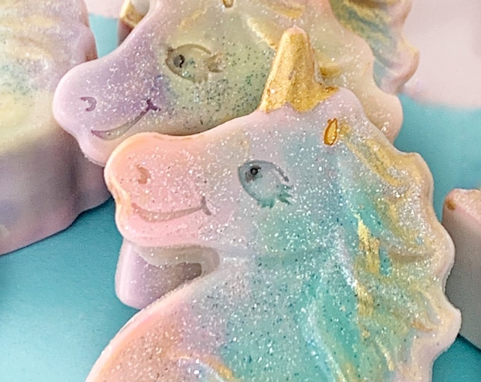 Unicorn Handmade Glycerin Soap | Kid's Party Natural Favors