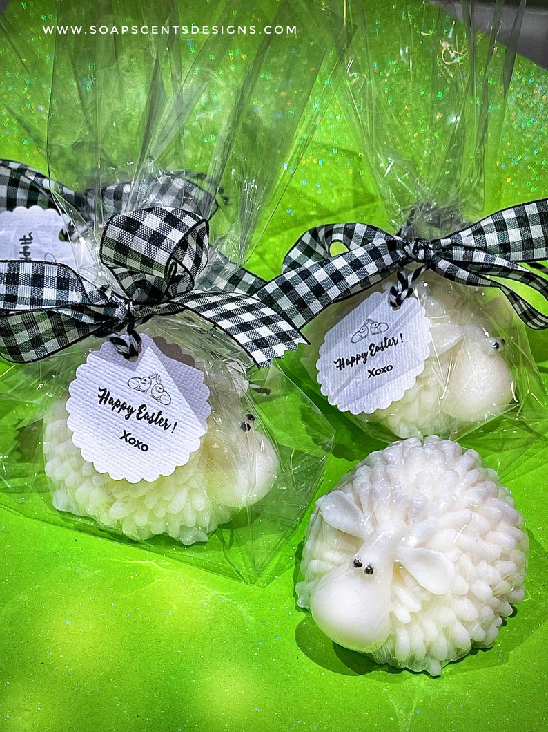 Sheep Soap Favors Sheep Shaped Soap Goats Milk Sheep Soap Handmade Unique gift Birthday Baby Showers Party Favors Etsy gifts image 6