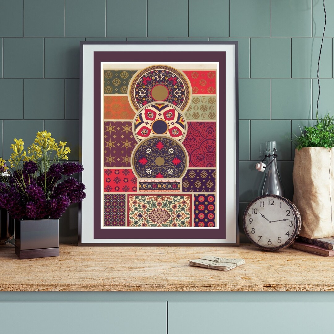 Islamic Pattern | Islamic Poster | Indian Pattern | Islamic Print - Etsy