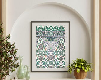 Impressions d'art affiches turques | Décoration murale de style turc | Impression d'art mural arabe | Art mural motif islamique | Affiche d'art du Moyen-Orient