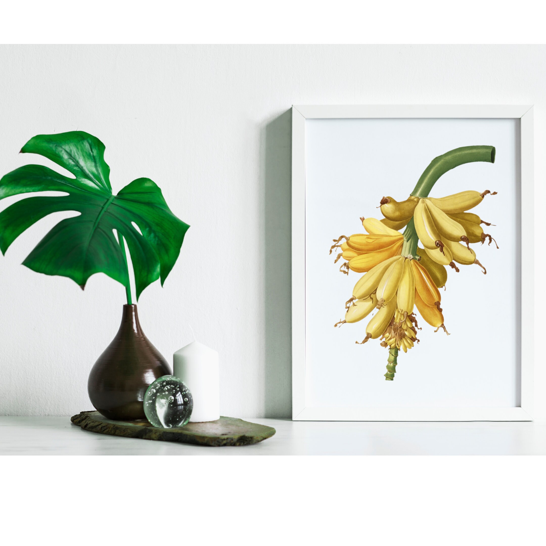 Banana Wall Art Instant Download Etsy