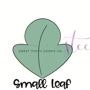 Leaf Cookie Cutter.  Leaf  Cookie Cutter. Palm Leaf Cookie Cutter. Greenery Cookie Cutter. Fondant Tool.