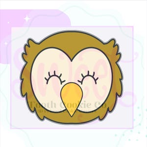 Owl Cookie Cutter. Woodland Animal Cookie Cutter. Forest Friends Cookie Cutter. Animal Cookie Cutter. Bird Cookie Cutter. Fondant Cutter