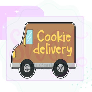 Delivery Truck Cookie Cutter. Mail Truck Cookie Cutter. Truck Cookie Cutter. Ice Cream Truck Cookie Cutter. Car Cookie Cutter.Fondant Cutter