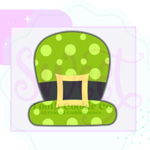 Top Hat Cookie Cutter. Leprechaun Cookie Cutter. Leprechaun Hat Cookie Cutter. Hat Cookie Cutter. St.Patrick&#39;s Cookie Cutter. Fondant Tool.