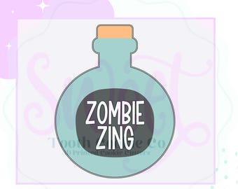 Potion Bottle Cookie Cutter. Halloween Potion Bottle Cookie Cutter. Potion Cookie Cutter. Glass Bottle Cookie Cutter.Halloween Cookie Cutter