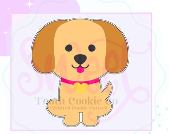 Dog Cookie Cutter. Cute Sitting Dog Cookie Cutter. Dog Head Cookie Cutter. Puppy Cookie Cutter. Pet Cookie Cutter. Fondnat Cutter