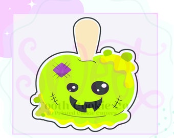 Halloween Poison Apple Cookie Cutter. Apple Cookie Cutter. Caramel Apple Cookie Cutter. Halloween Cookie Cutter. Spooky Cookie Cutters