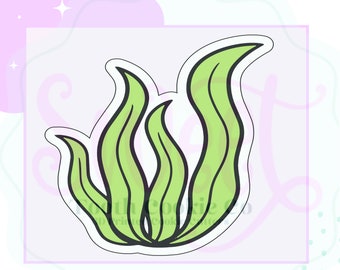 Seaweed Cookie Cutter. Under The Sea Cookie Cutter. Ocean Animal Cookie Cutter. Mermaid Cookie Cutter. Beach Cookie Cutter. Fondant Cutter.