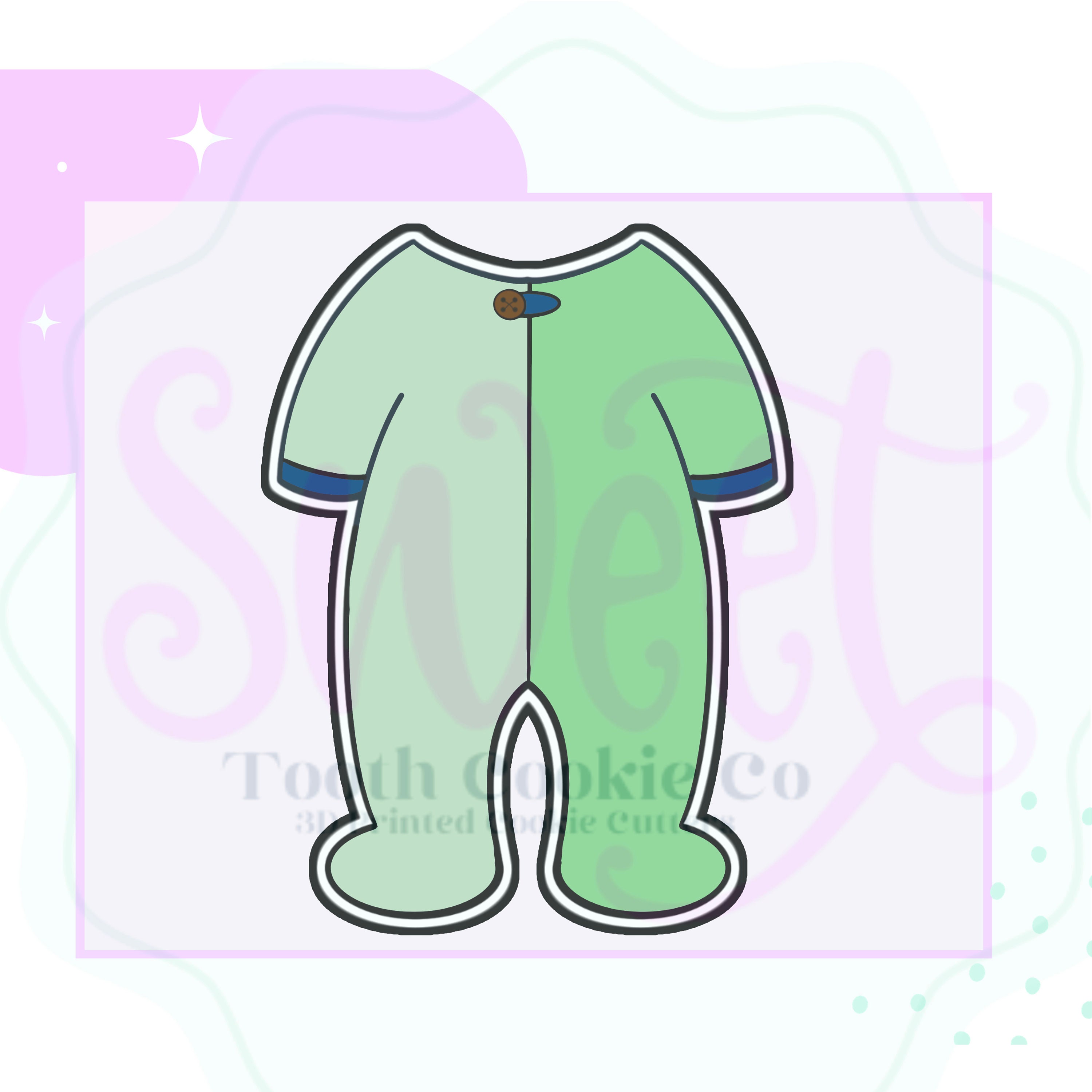 Cookie pajama romper hotsell