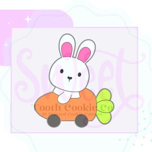 Carrot Car Cookie Cutter. Carrot Cookie Cutter. Bunny Cookie Cutter. Rabbit Cookie Cutter. Spring Cookie Cutter. Easter Cookie Cutter.