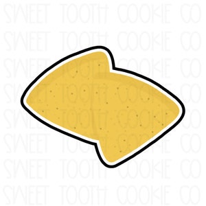 Double Chip Cookie Cutter. Chip Cookie Cutter. Salsa Chip Cookie Cutter. Nacho Cookie Cutter. Fiesta Theme Cookie Cutter.