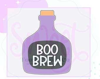 Potion Bottle Cookie Cutter. Halloween Potion Bottle Cookie Cutter. Potion Cookie Cutter. Glass Bottle Cookie Cutter.Halloween Cookie Cutter