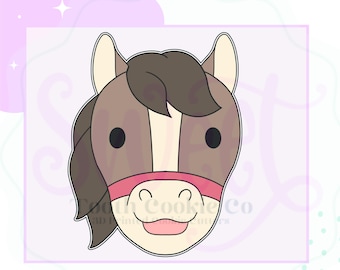 Horse Cookie Cutter. Horse Cutter. Pony Cookie Cutter. Animal Cookie Cutter. Farm Cookie Cutter. Farm Animal Cookie Cutter. Fondant Cutter.