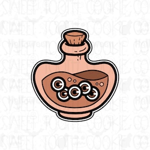 Magic Potion Cookie Cutter. Potion Bottle Cookie Cutter. Spooky Potion Cookie Cutter. Witches Potion Cookie Cutter. Fondant Cutter.