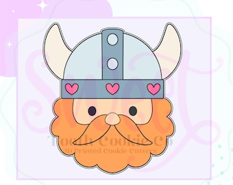 Viking Helmet Cookie Cutter. Viking Cookie Cutter. Scandinavia Cookie Cutter. Middle Ages Cookie Cutter. Nordic Cookie Cutter. Clay Cutter.