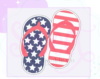 Flip Flop Cookie Cutter. Thong Sandle Cookie Cutter. Sandles Cookie Cutter. Shoes Cookie Cutter. Beach Cookie Cutter. Summer Cookie Cutter.