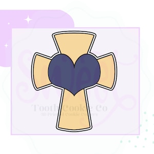 Cross Cookie Cutter. Holy Communion Cookie Cutter. Baptism Cookie Cutter. Religions Cookie Cutter. Easter Cross Cookie Cutter.