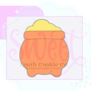 Charm Marshmallow Pot Of Gold Cookie Cutter. Pot Of Gold Cookie Cutter. St. Patrick's Cookie Cutter. Lucky Cookie Cutter. Fondant Cutter