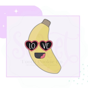 Banana Cookie Cutter. Love You A Bunch Cookie Cutter. Fruit Cookie Cutter. Tropical Cookie Cutter. Food Cookie Cutter. Bunch Of Bananas