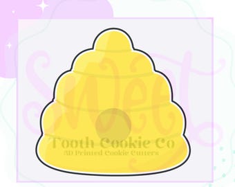 Beehive Cookie Cutter. Hive Cookie Cutter. Bee Cookie Cutter. Honey Cookie Cutter. What Will Baby Bee Baby Shower Cookie Cutters.Clay Cutter
