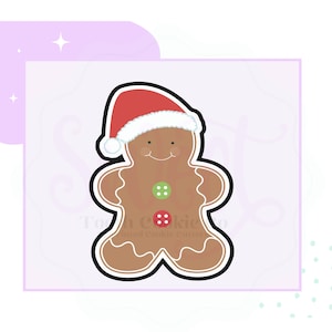 Gingerbread Cookie Cutter. Gingerbread Man Cookie Cutter. Holiday Cookie Cutter. Fondant Cutter. Clay Cutter. Sweet Tooth Cookie Cutter.