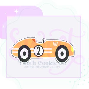 Race Car Cookie Cutter. Racing Car Cookie Cutter. Sports Car Cookie Cutter. Vehicle Cookie Cutter. Racing Cookie Cutter. Fondant Cutter