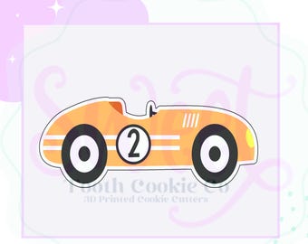 Race Car Cookie Cutter. Racing Car Cookie Cutter. Sports Car Cookie Cutter. Vehicle Cookie Cutter. Racing Cookie Cutter. Fondant Cutter