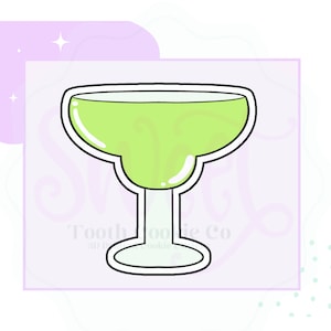 Margarita Cookie Cutter. Drink Cookie Cutter. Glass Drink Cookie Cutter. Cinco de Mayo Cookie Cutter. Fiesta Cookie Cutter. Fondant Cutter.