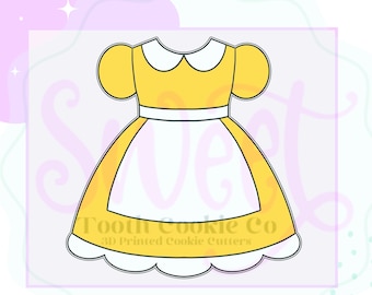 Princess Dress Cookie Cutter. Ball Gown Dress Cookie Cutter. Princess Cookie Cutter. Dress Cookie Cutter. Wedding Dress Cookie Cutter