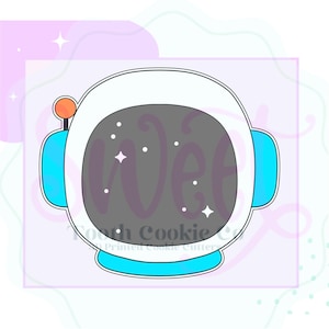 Astronaut Cookie Cutter. Astronaut Helmet Cookie Cutter. Space Cookie Cutter. Spaceman Cookie Cutter. Galaxy Cookie Cutter