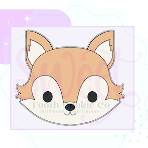Fox Cookie Cutter. Woodland Fox Cookie Cutter. Woodland Animal Cookie Cutter. Woodland Cookie Cutter. Fondant Cutter. Clay Cutter.