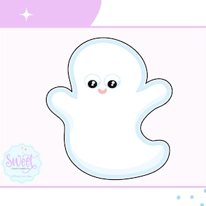 Halloween Ghost Cookie Cutter. Ghost Cookie Cutter. Cute ghost Cookie Cutter. Boo Cookie Cutter. Halloween Cookie Cutter. Fondant Tool