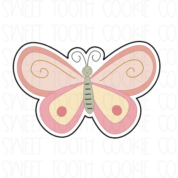 Butterfly Cookie Cutter. Spring Cookie Cutter. Fondant Cutter. Sweet Tooth Cookie Co