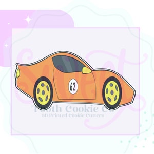 Race car Cookie Cutter. Racing Cookie Cutter. Sports Car Cookie Cutter. Vehicle Cookie Cutter. Racing Cookie Cutter. Fondant Cutter