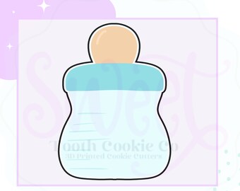 Baby Bottle Cookie Cutter. Baby Shower Cookie Cutter. Gender Reveal Cookie Cutter. Bottle Cookie Cutter. New Baby Cookie Cutter.