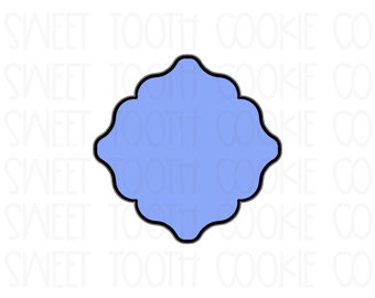 Plaque Cookie Cutter 3D Printed Food Safe PLA Cookie Cutter. Baby Shower Plaque 3D Printed Food Safe PLA Cookie Cutter.