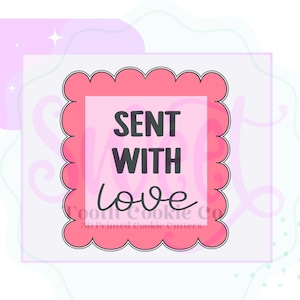 Scalloped Square Cookie Cutter. Stamp Cookie Cutter. Wavy Plaque Cookie Cutter. Scalloped Rectangle Cookie Cutter. Valentine Cookie Cutter.