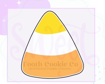 Halloween Candy Corn Cookie Cutter. Candy Corn Cookie Cutter. Halloween Candy Cookie Cutter. Halloween Cookie Cutter. Fondant Cutter